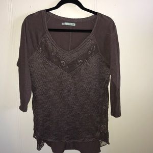 Maurices Lace Accent Top
